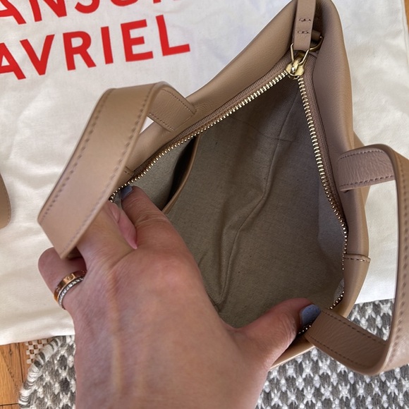 Mansur Gavriel Mini Tulipiano Bag Nocciola - Picture 3 of 5